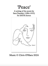 Peace SATB choral sheet music cover